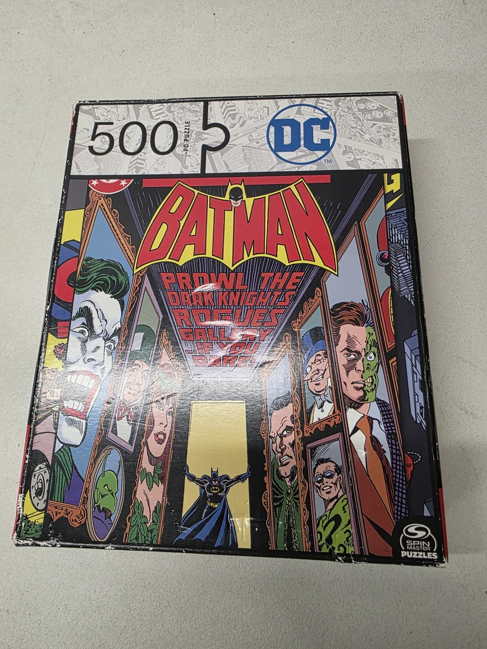 Batman DC 500 Piece Puzzle - All Pieces In Box
